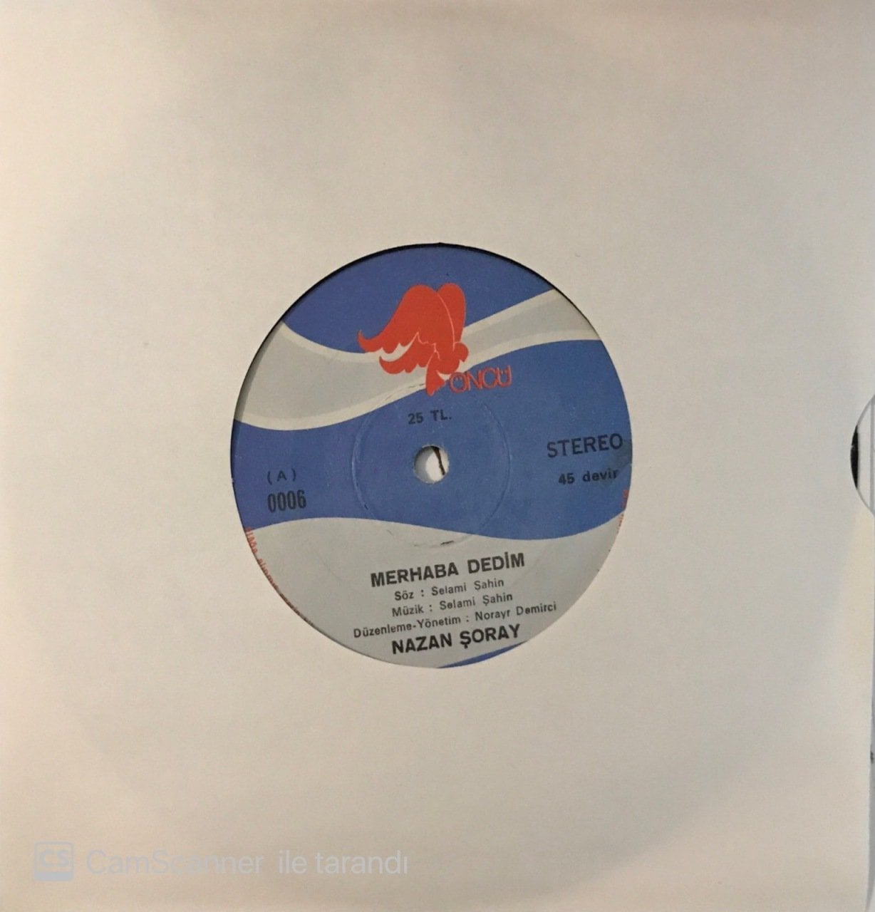 Nazan Şoray Merhaba Dedim 45lik
