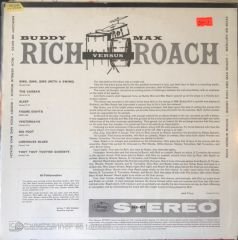 Rich Versus Roach Buddy Rich And Max Roach LP