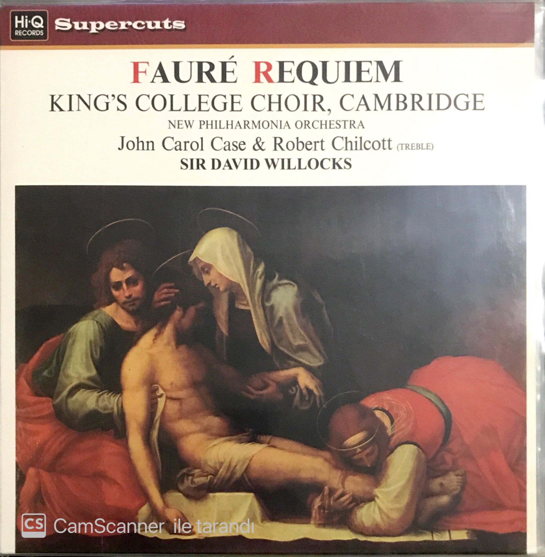 Faure Requem King's College Choir, Cambridge LP