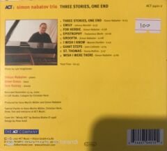 Sİmon Nabatov Trio With Drew Gress & Tom Rainey Three Stories One End CD