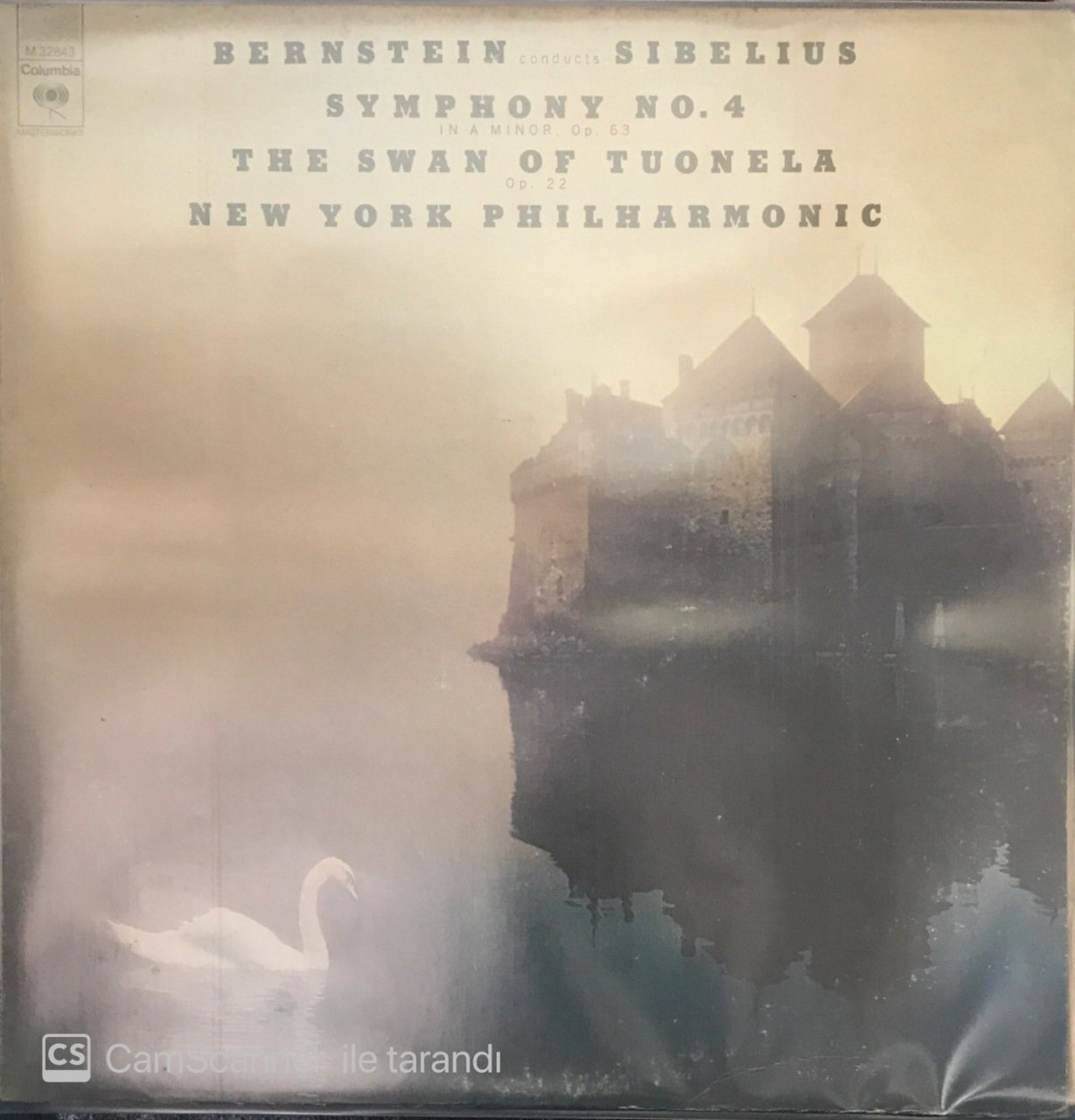 Bernstein Conducts Sibelius Symphony No.4 The Swan Of Tuonela New York Philharmonic LP