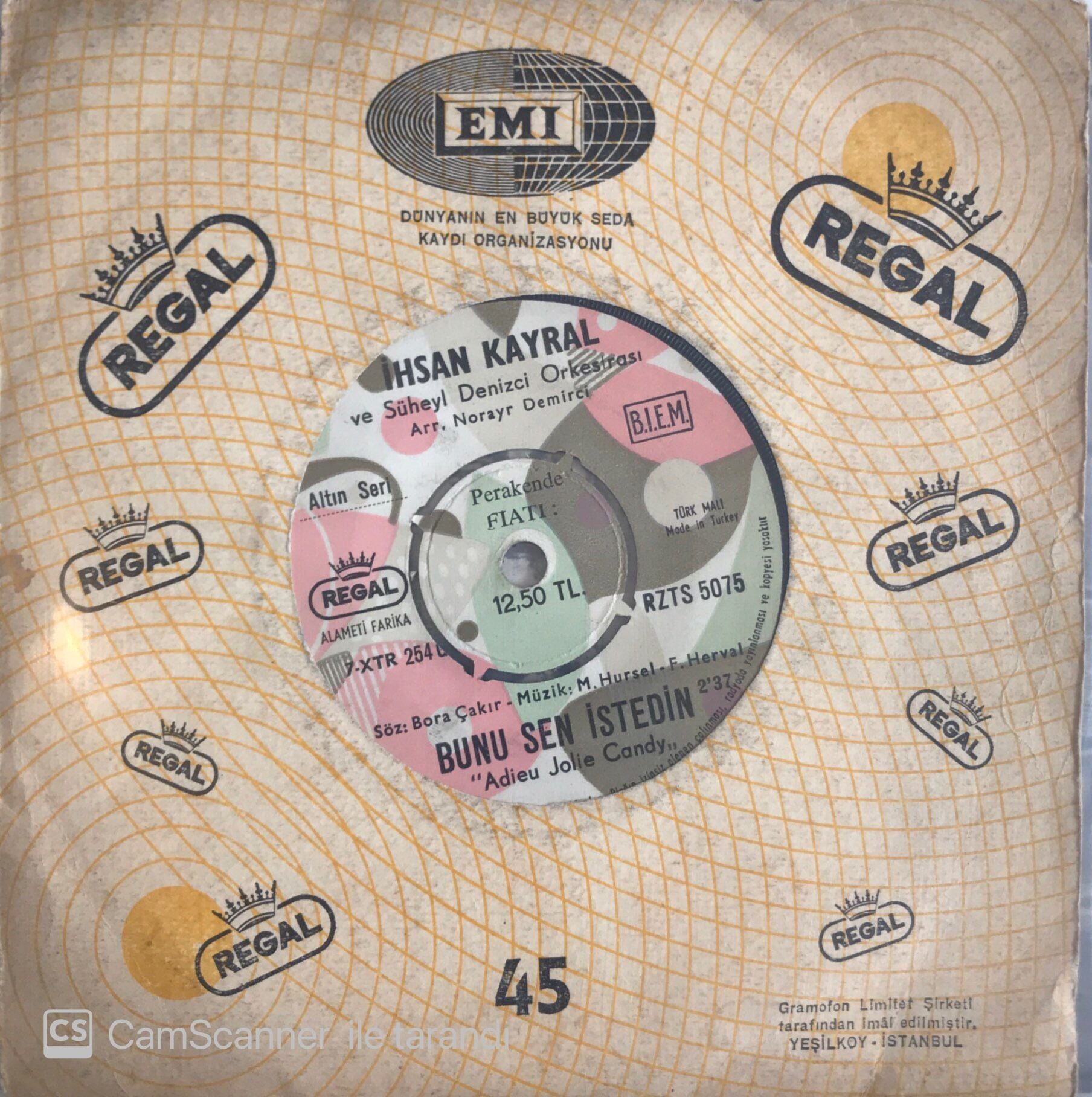 İhsan Kayral Aşksız Olmaz Bu Dünya 45lik