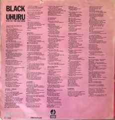 Black Uhuru - Red LP