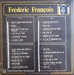 Le Double Disque D'or De Frederic François - Double LP