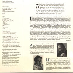 Arturo Delmoni / Meg Bachman Vas - Sonatas Of Franck And Faure LP