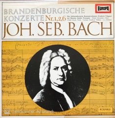 Johann Sebastian Bach Brandenburgisches Konzert LP