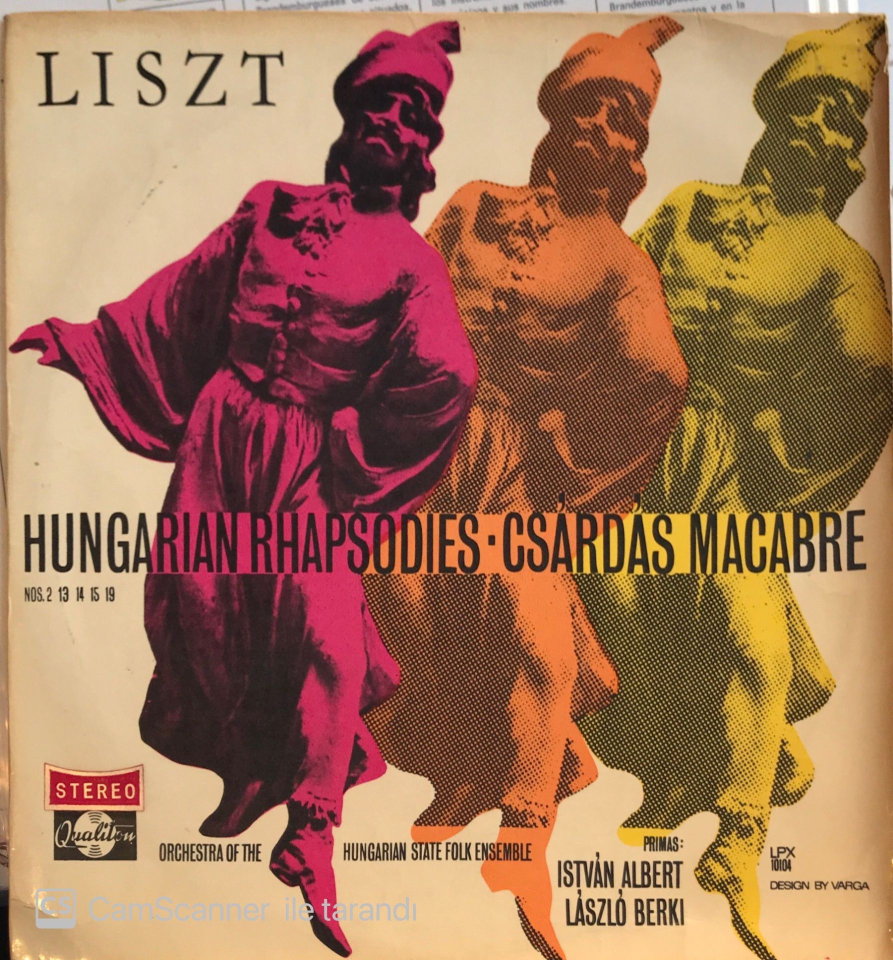 Liszt Hungarian Rhapsodies - Csardas Macabre LP