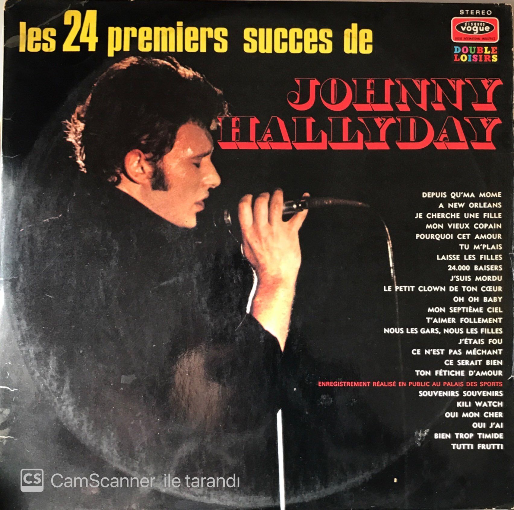 Johnny Hallyday Les 24 Premiers Succes De Double LP