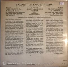 Mozart - Schumann - Haydn - Ernest Ansermet Conductıng L'orchestre De La Suısse Romande LP