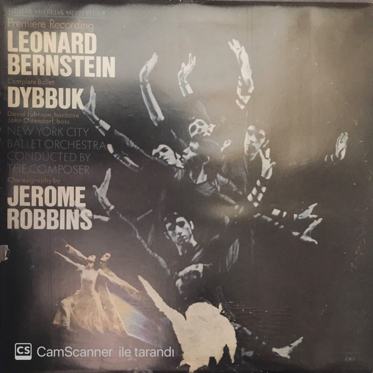 Leonard Bernstein's Dybbuk Complete Ballet LP