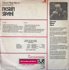 Nesrin Sipahi - Osman Nihat Akın'ın En Seçme Eserleri LP