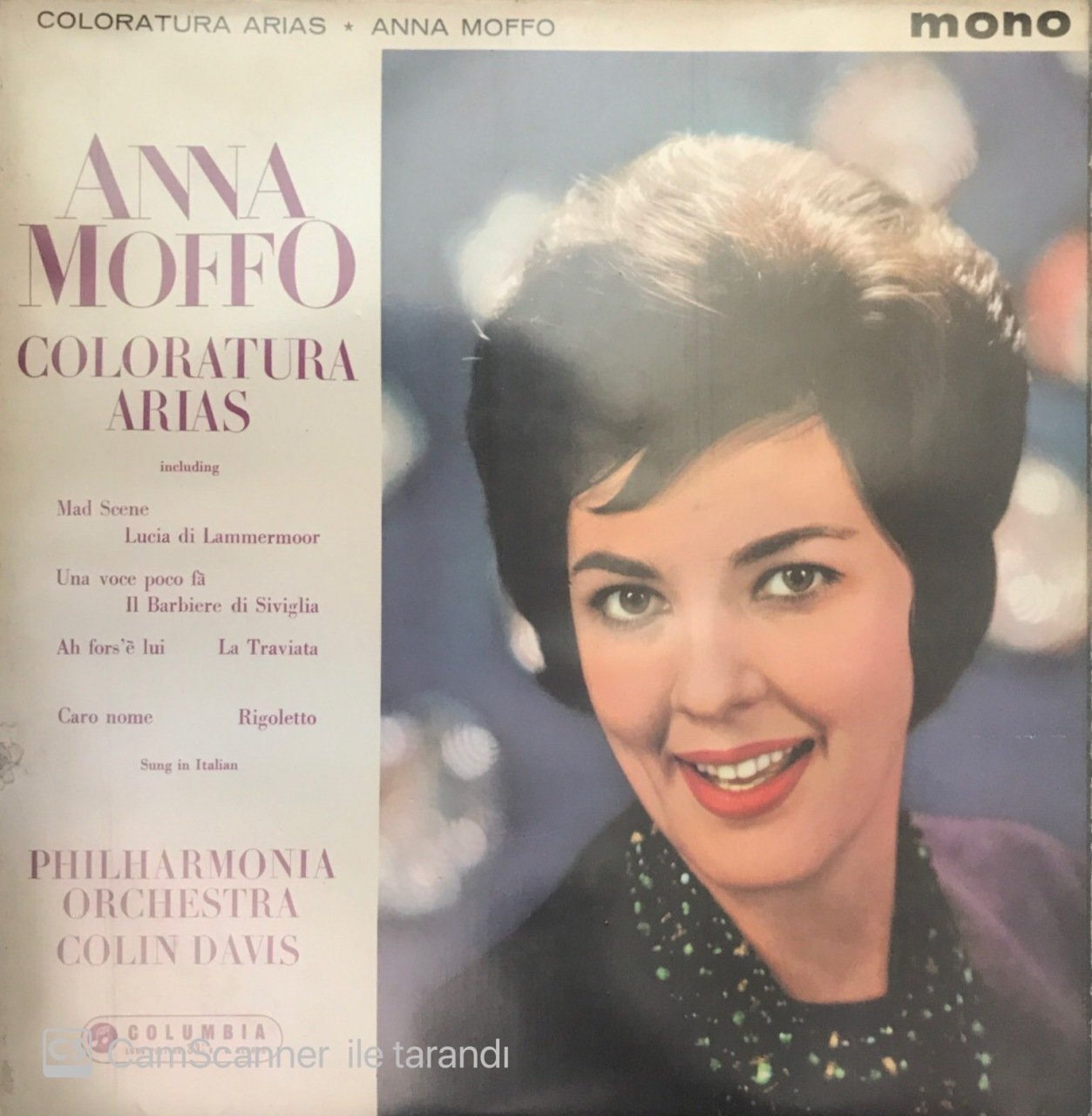 Anna Moffo Coloratura Arias LP