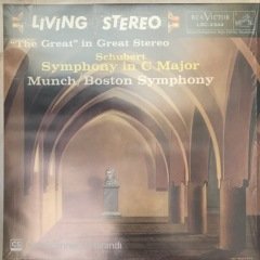 Schubert Symphony In C Major LP