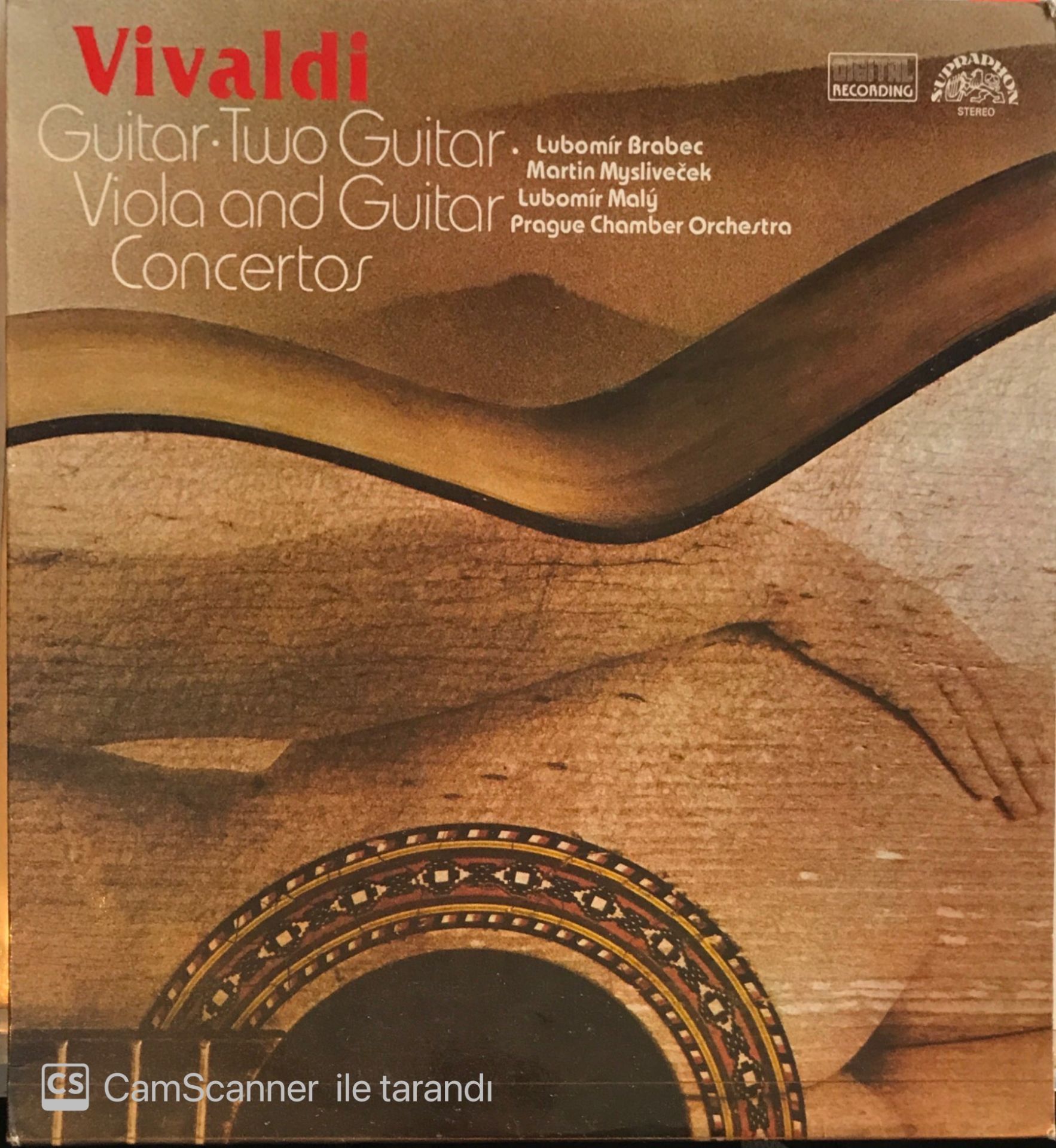 Vivaldi Guitar Two Guitar Viola And Guitar Concertos LP