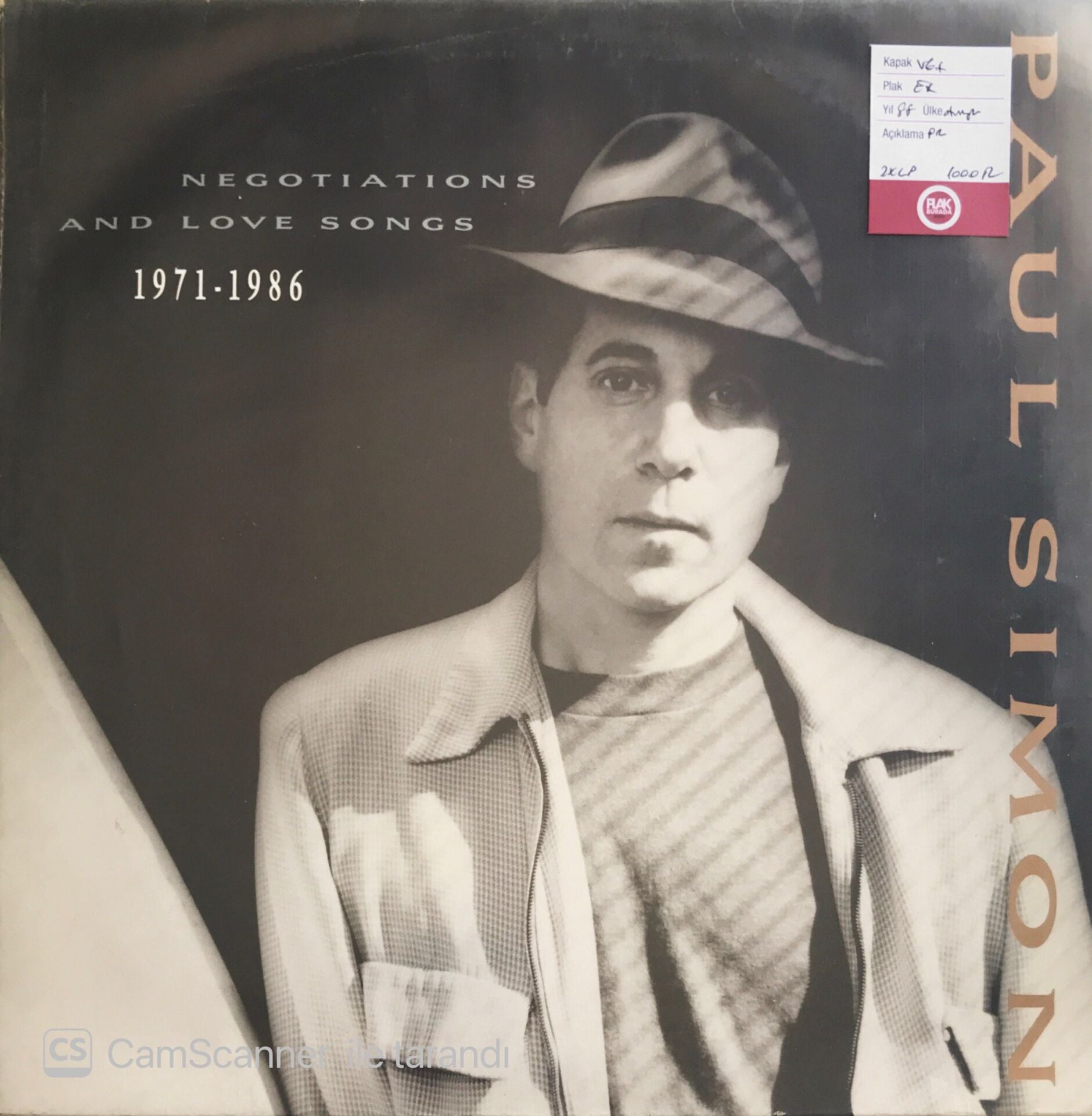 Paul Simon - Negotiations and Love Songs LP