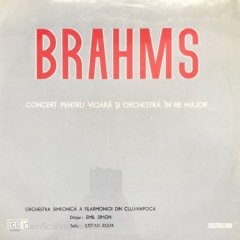 Brahms Concert Pentru Vioara Şı Orchestra In Re Major LP