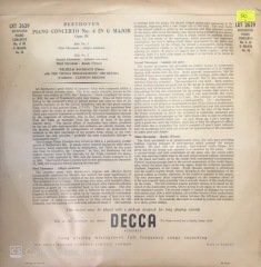 Beethoven Piano Concerto No. 4 LP