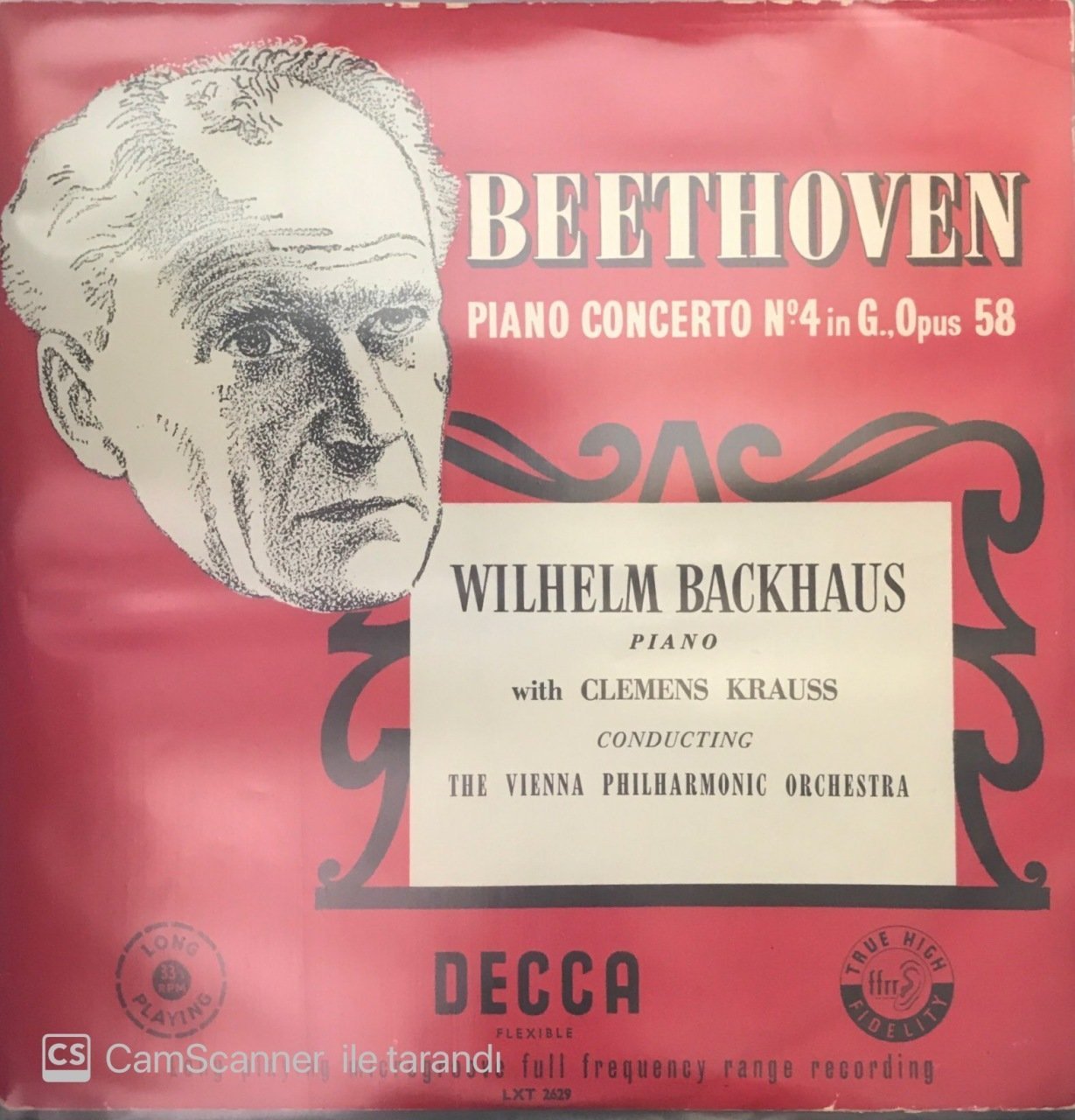 Beethoven Piano Concerto No. 4 LP
