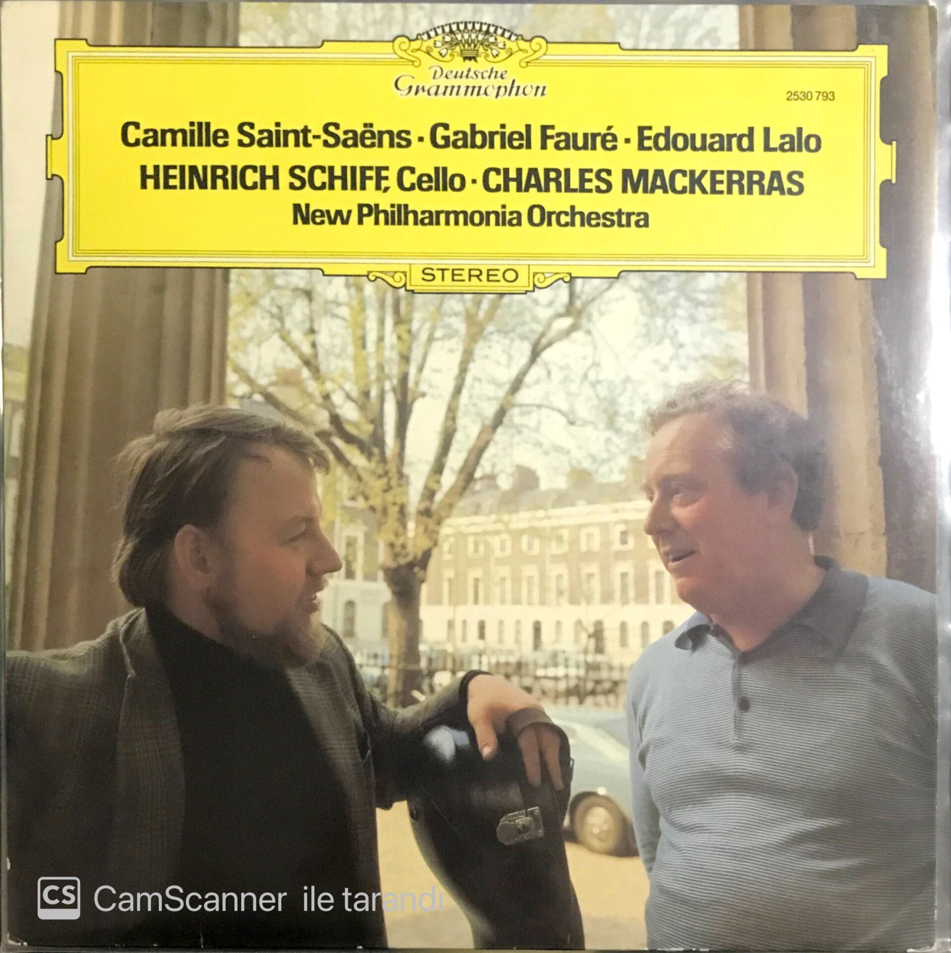 Camille Saint-Saëns · Gabriel Fauré · Edouard Lalo* - Heinrich Schiff · Charles Mackerras*, New Philharmonia Orchestra – Concertos Pour Violoncelle LP