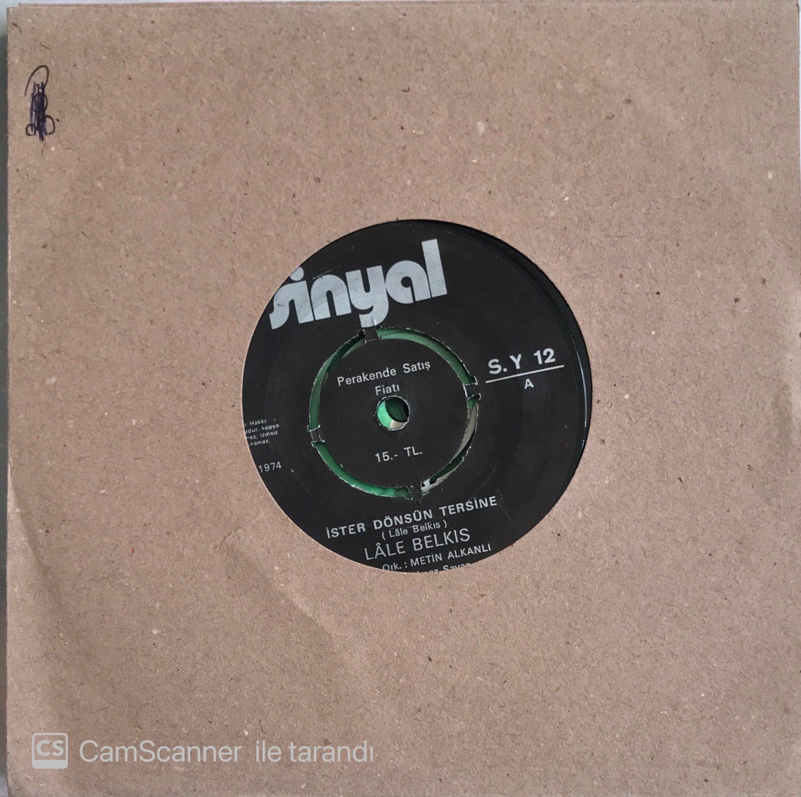 Lale Belkıs - İster Dönsün Tersine 45lik