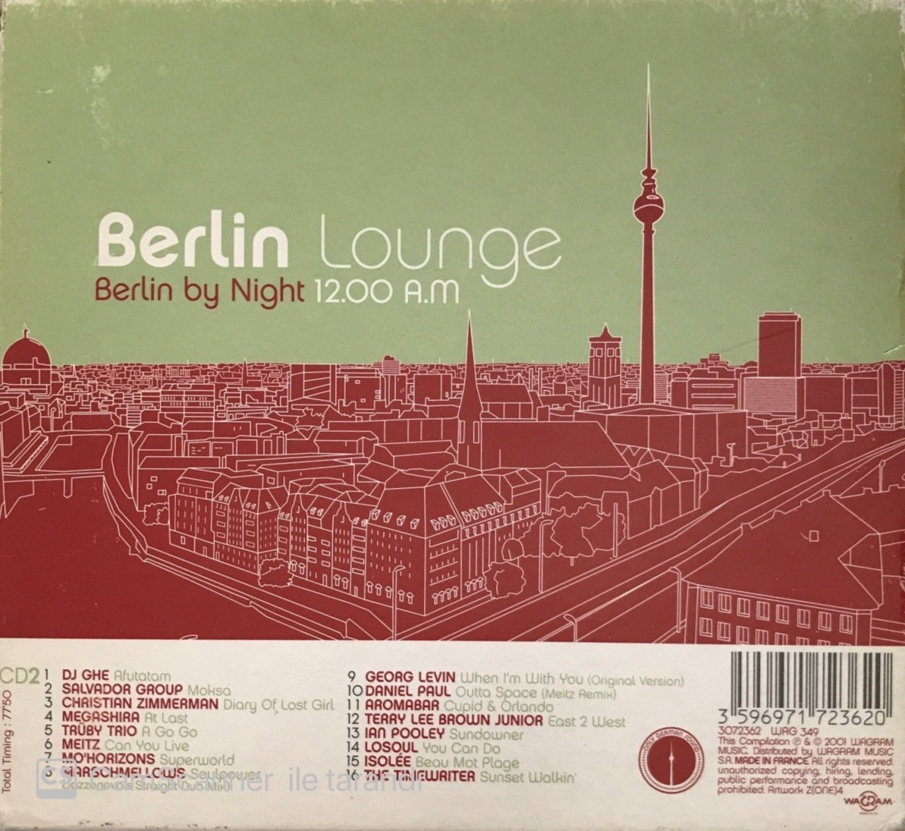 Berlin Lounge Berlin By Night 12.00 A.M. CD
