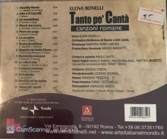 Elena Bonelli Tanto Pe Canta Canzoni Romane CD