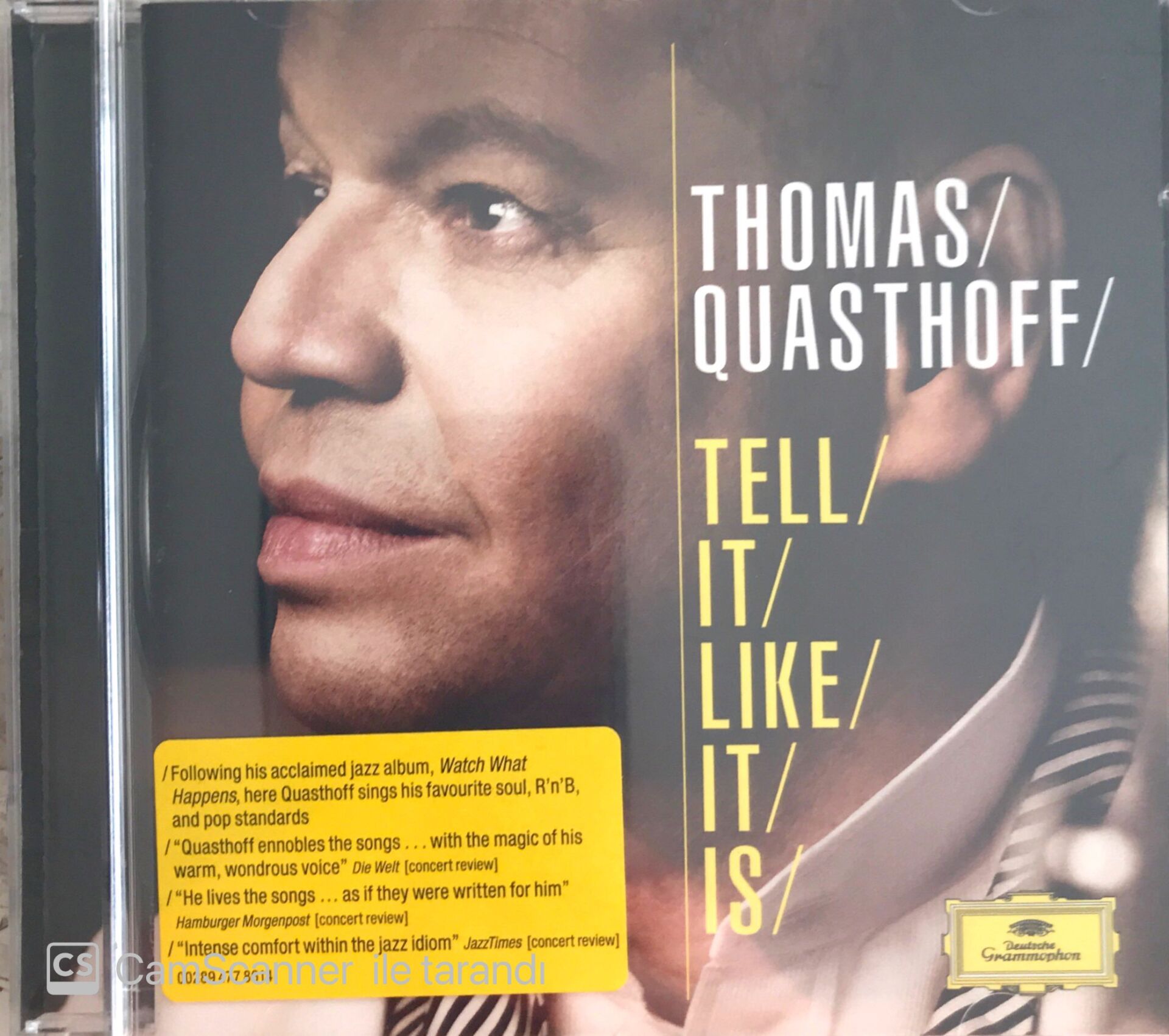 Thomas Quasthoff / Tell It Like It Is CD