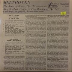 Ludwig van Beethoven Hans-Hubert Schönzeler, The Berlin Symphony Orchestra The Ruins Of Athens, Op. 113, King Stephan, Hungary's First Benefactor, Op. 117 LP