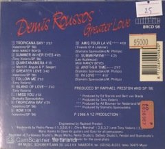 Demis Roussos Greater Love CD