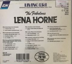 Lena Horne The Fabulous Lena Horne CD