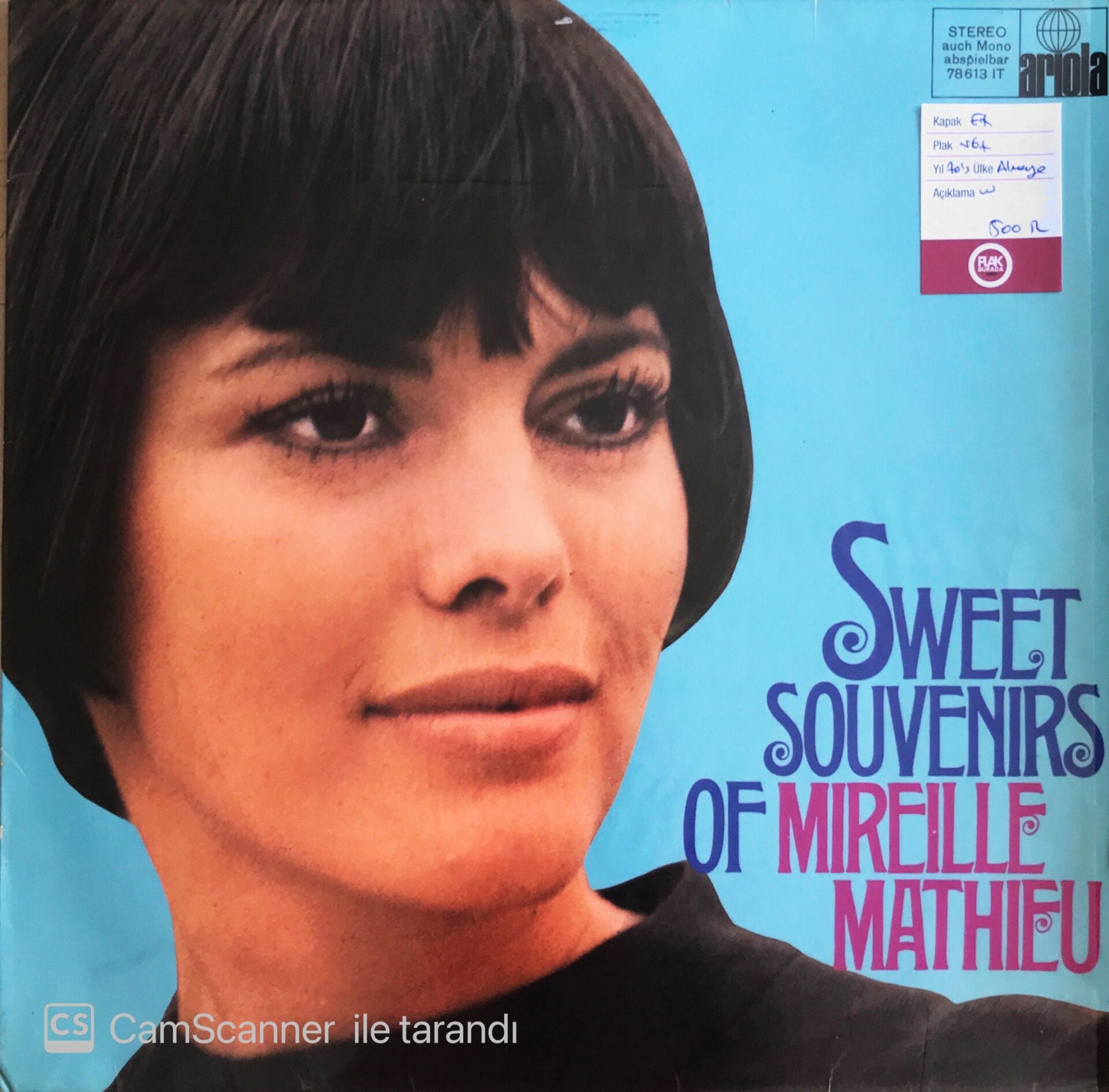 Mireille Mathieu - Sweet Souvenirs Of Mireille Mathieu - LP