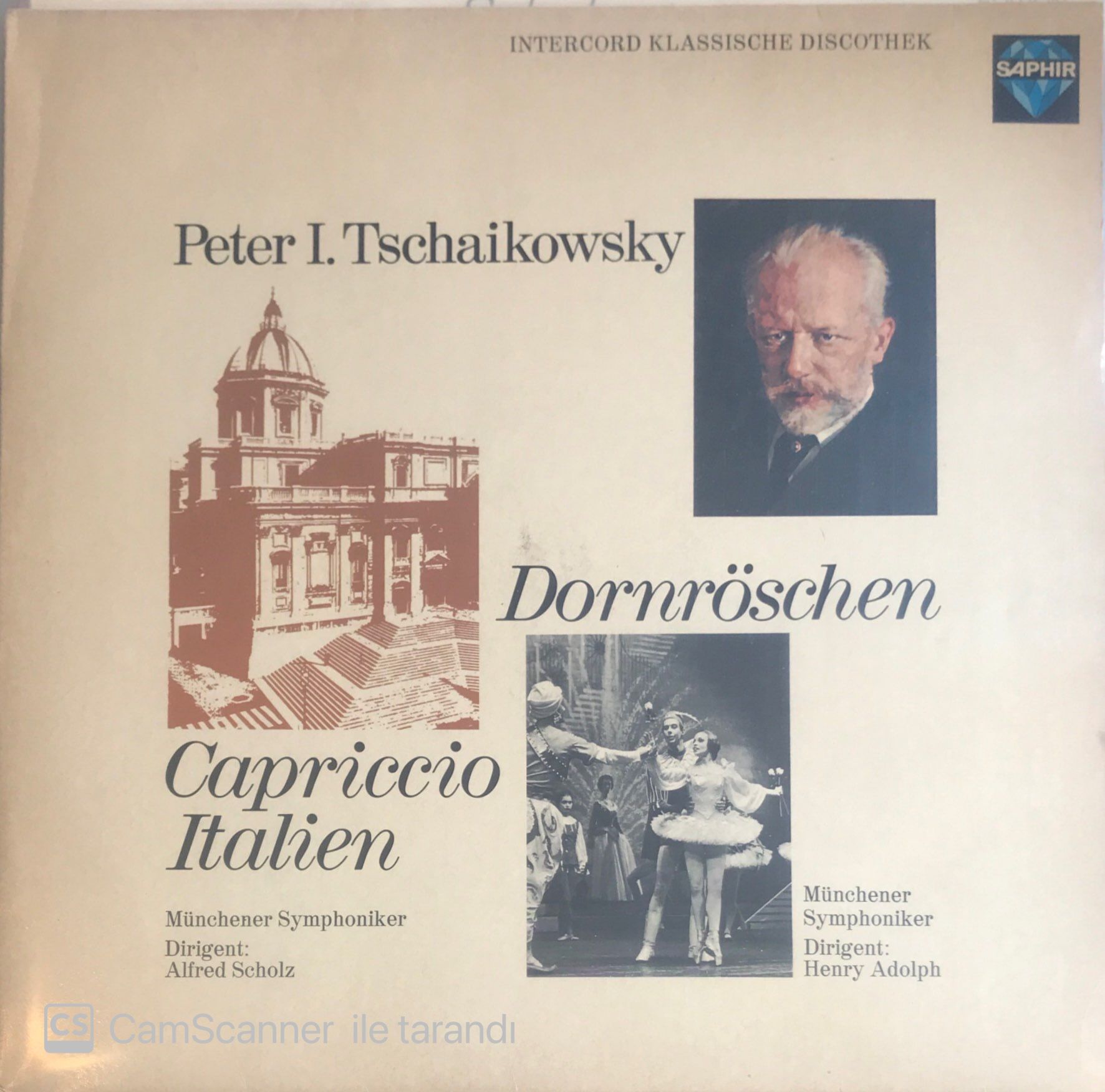 Peter I. Tschaikowsky Dornröschen Capriccio Italien LP