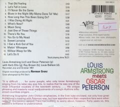 Louis Armstrong Meets Oscar Peterson CD