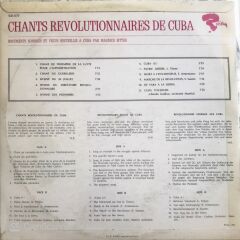 Chants Revolutionnaires de Cuba LP