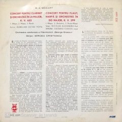 Mozart Concert Pentru Clarinet Şı Orchestra LP