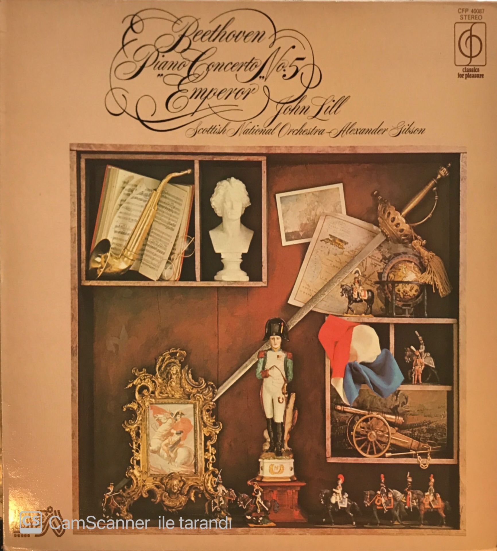 Beethoven Piano Concerto No.5 Emperor John Lill LP