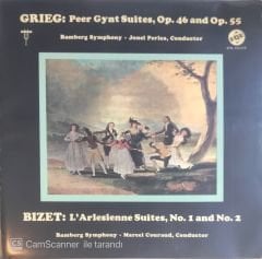 Grieg - Bizet  Jonel Perlea / Marcel Couraud / Bamberg Symphony Peer Gynt Suites, Op. 46 And Op. 55 / L'Arlesienne Suites, No. 1 And No. 2 LP