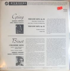 Grieg - Bizet  Jonel Perlea / Marcel Couraud / Bamberg Symphony Peer Gynt Suites, Op. 46 And Op. 55 / L'Arlesienne Suites, No. 1 And No. 2 LP