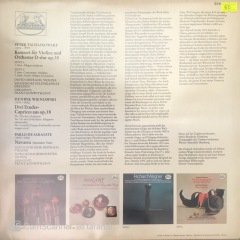 Peter Tschaikowsky Konzert Für Violine Und Orchester D-Dur Op. 35 LP
