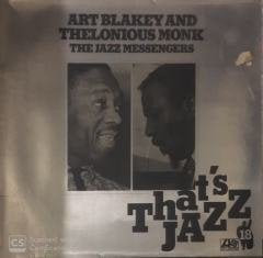 Art Blakey and Thelonious Monk The Jazz Messengers That's Jazz LP