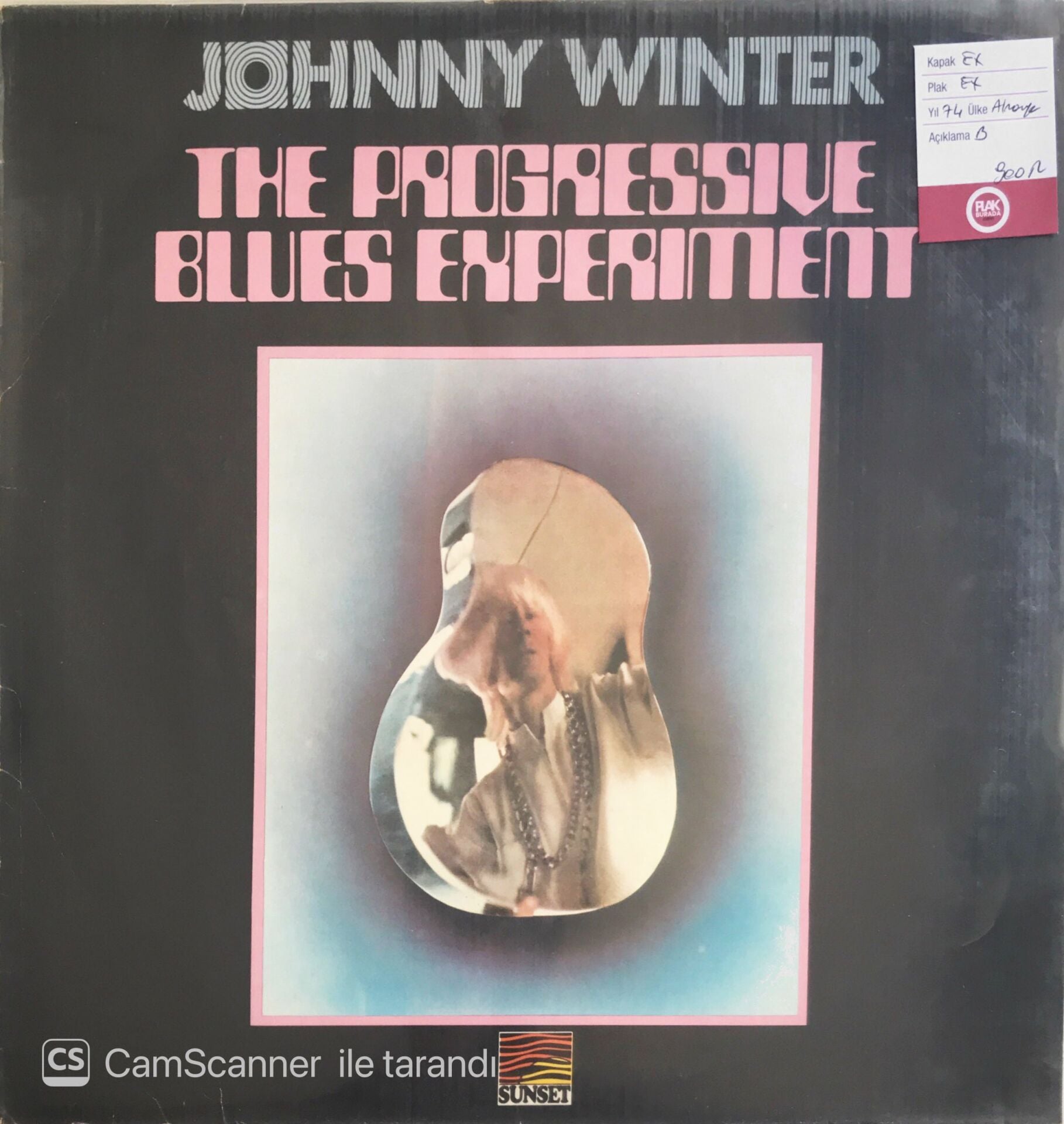 Johnny Winter The Progressive Blues Experiment LP