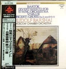 Béla Bartók, Antonio Vivaldi, Rudolf Barshai Conducting Moscow Chamber Orchestra – Divertimento For String Orchestra  LP