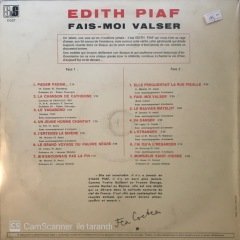 Edith Piaf Fais Moi Valser LP