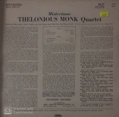 Thelonious Monk Misterioso LP