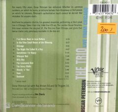 Oscar Peterson - The Trio - Live From Chicago CD