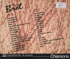 Jacques Brel Chansons 2 CD