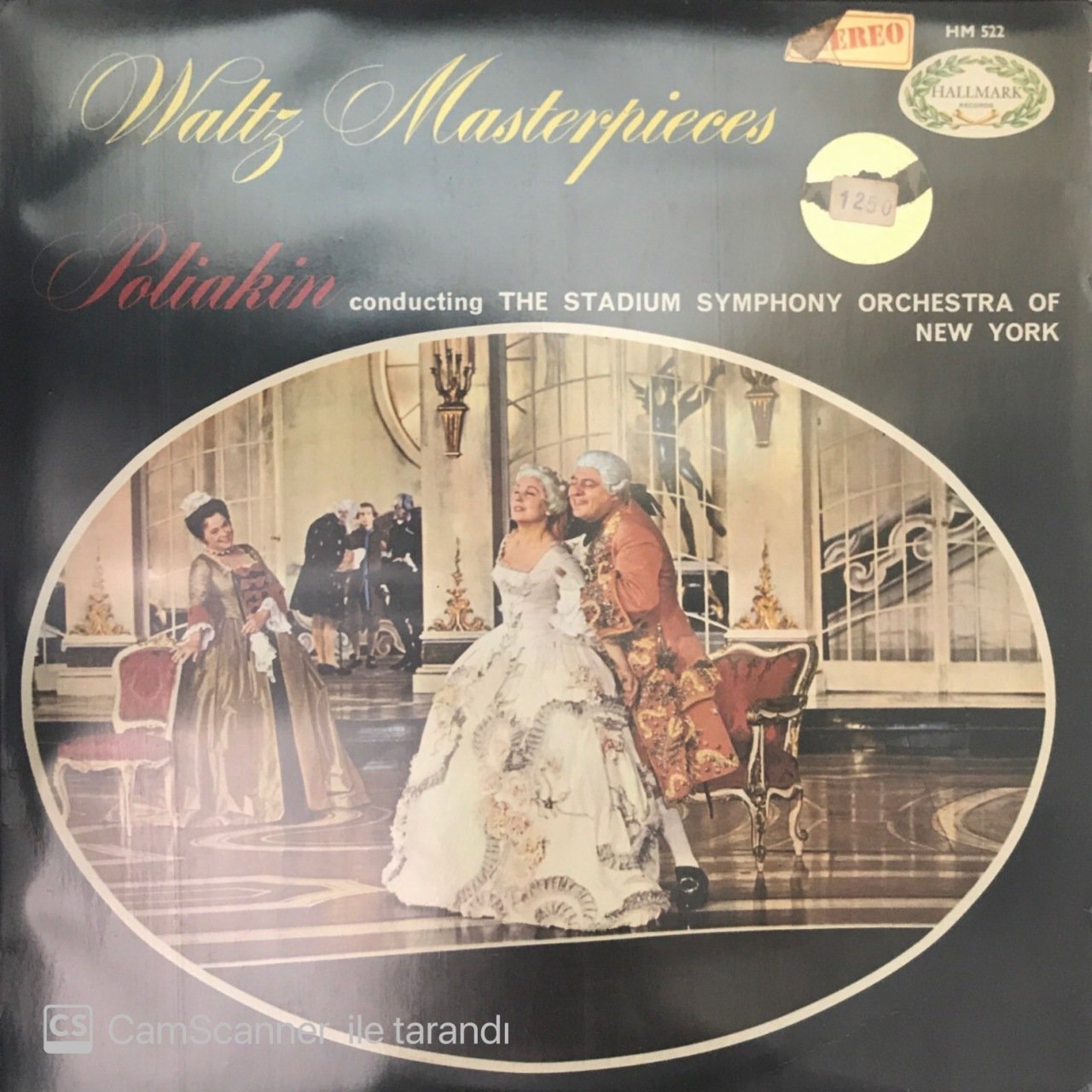 Waltz Masterpieces Poliakin The Stadium Symphony Orchestra Of New York LP
