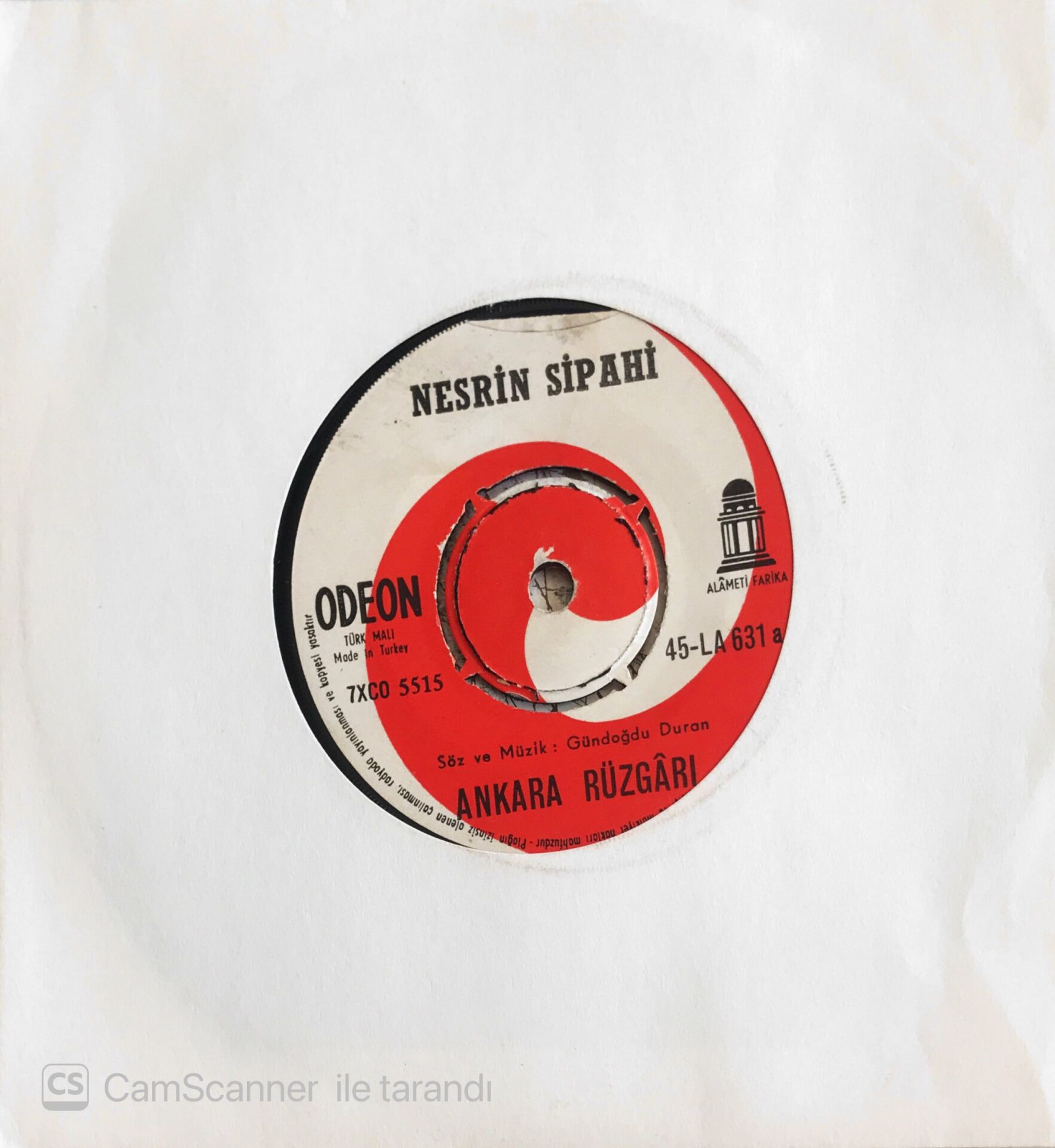 Nesrin Sipahi - Ankara Rüzgarı/Bahtımın Yıldızısın - 45'lik