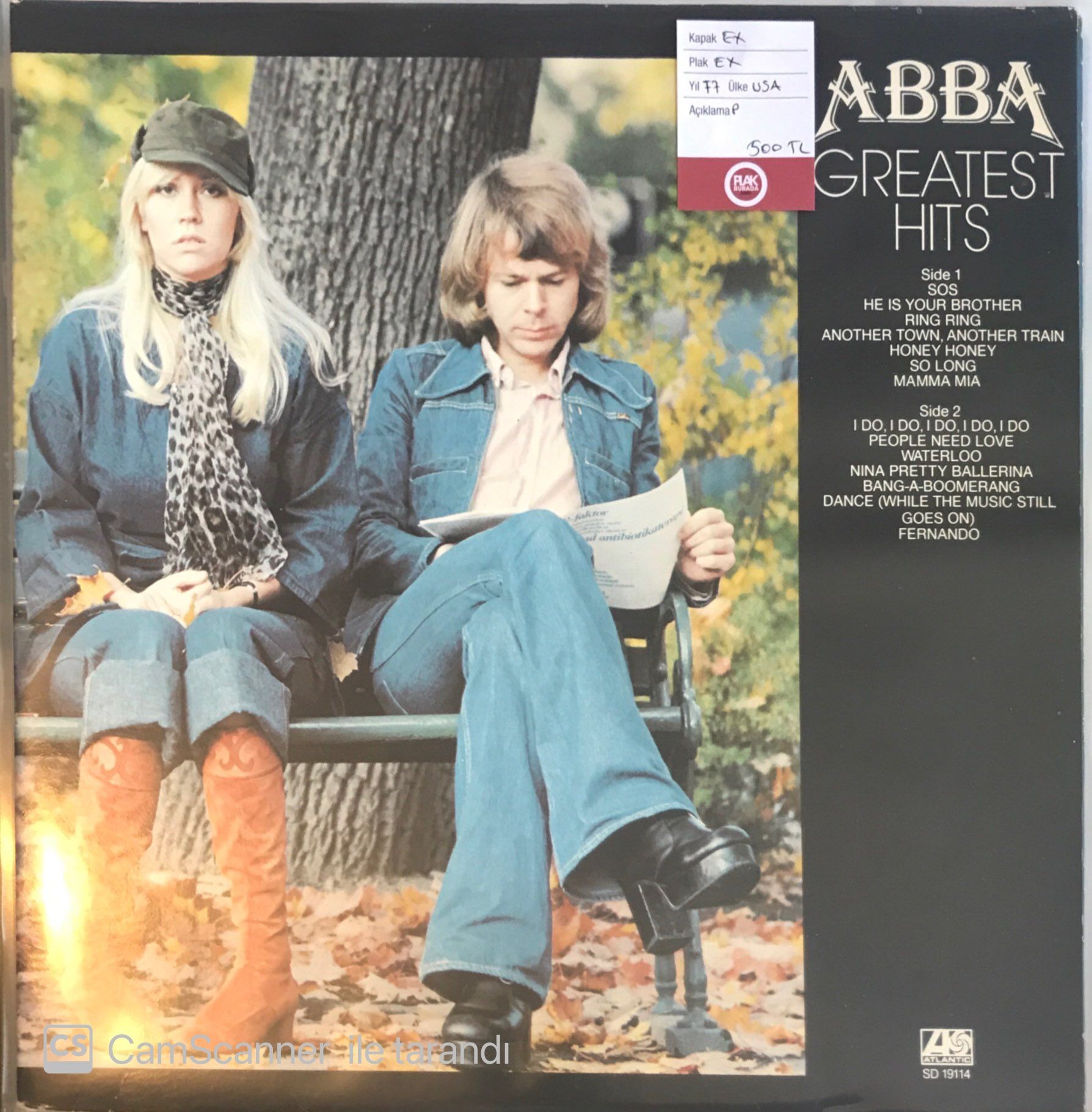 Abba Greatest Hits LP