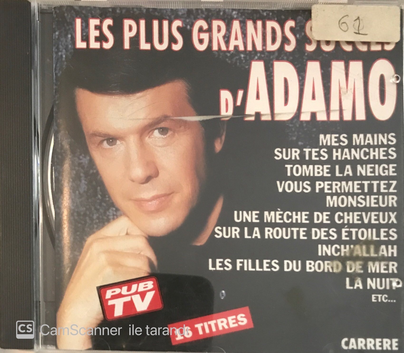 Adamo Les Plus Grands Succes D'Adamo CD